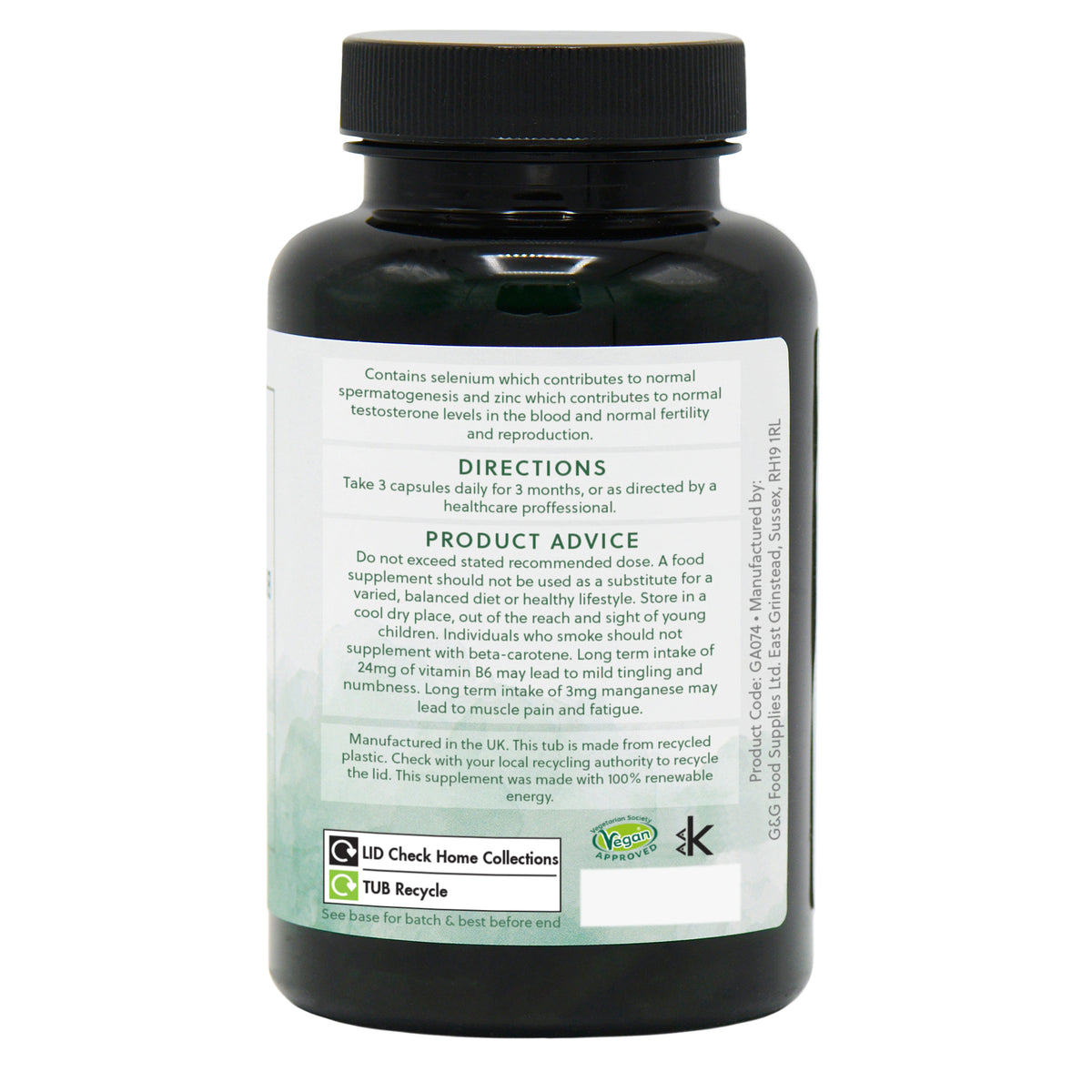 Fertility Men - 90 Vegan Capsules