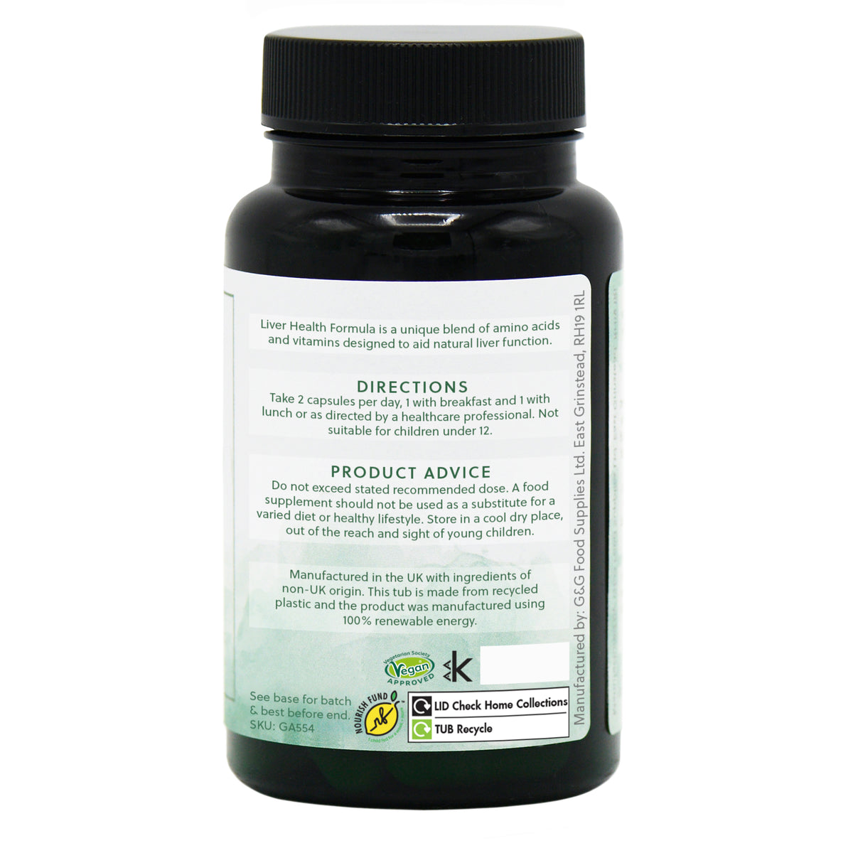 Liver Health Formula - 60 Vegan Capsules