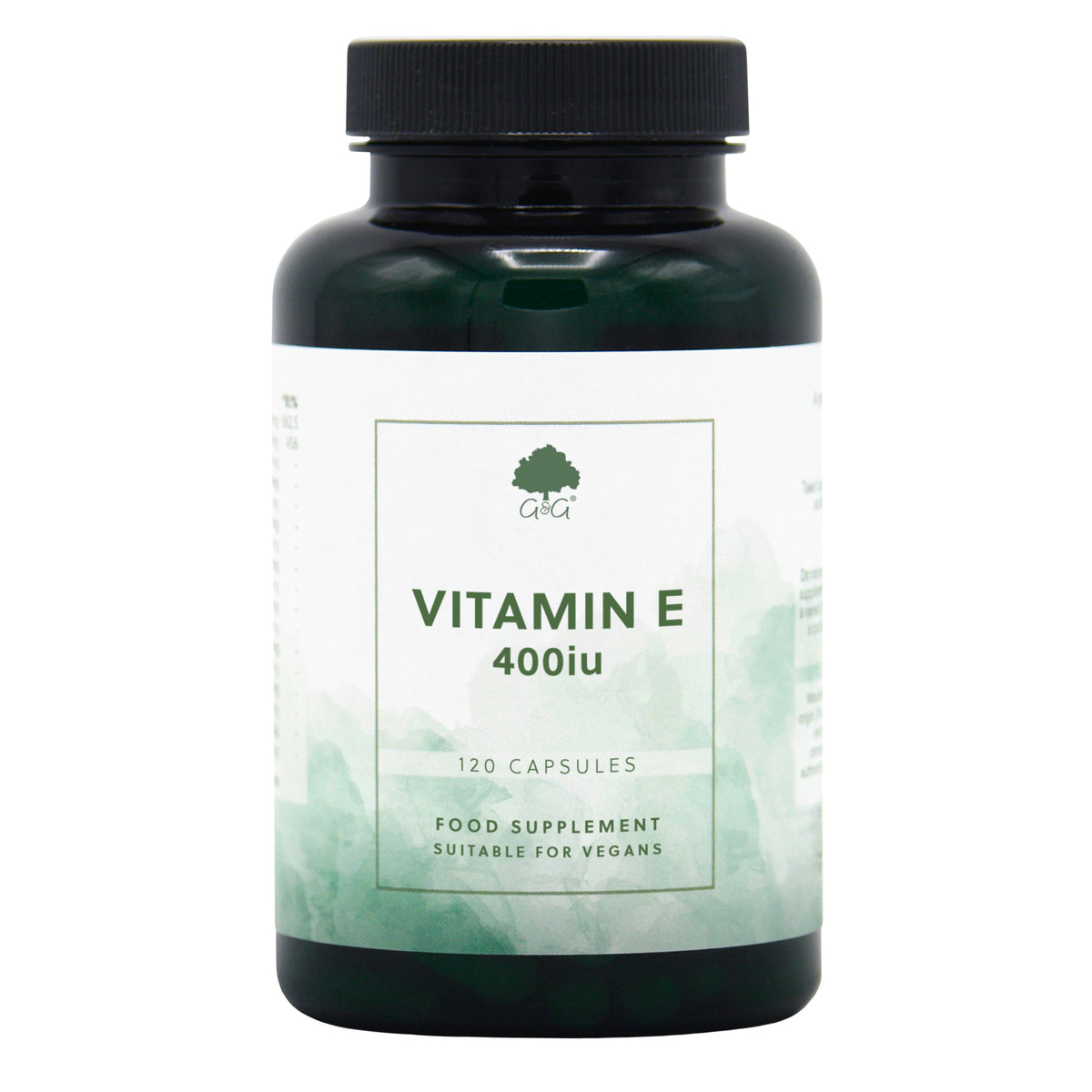 Natural Vitamin E 400iu - 120 Vegan Capsules