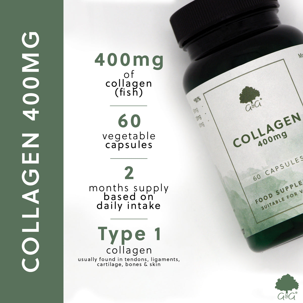 Collagen 400mg - 60 capsules