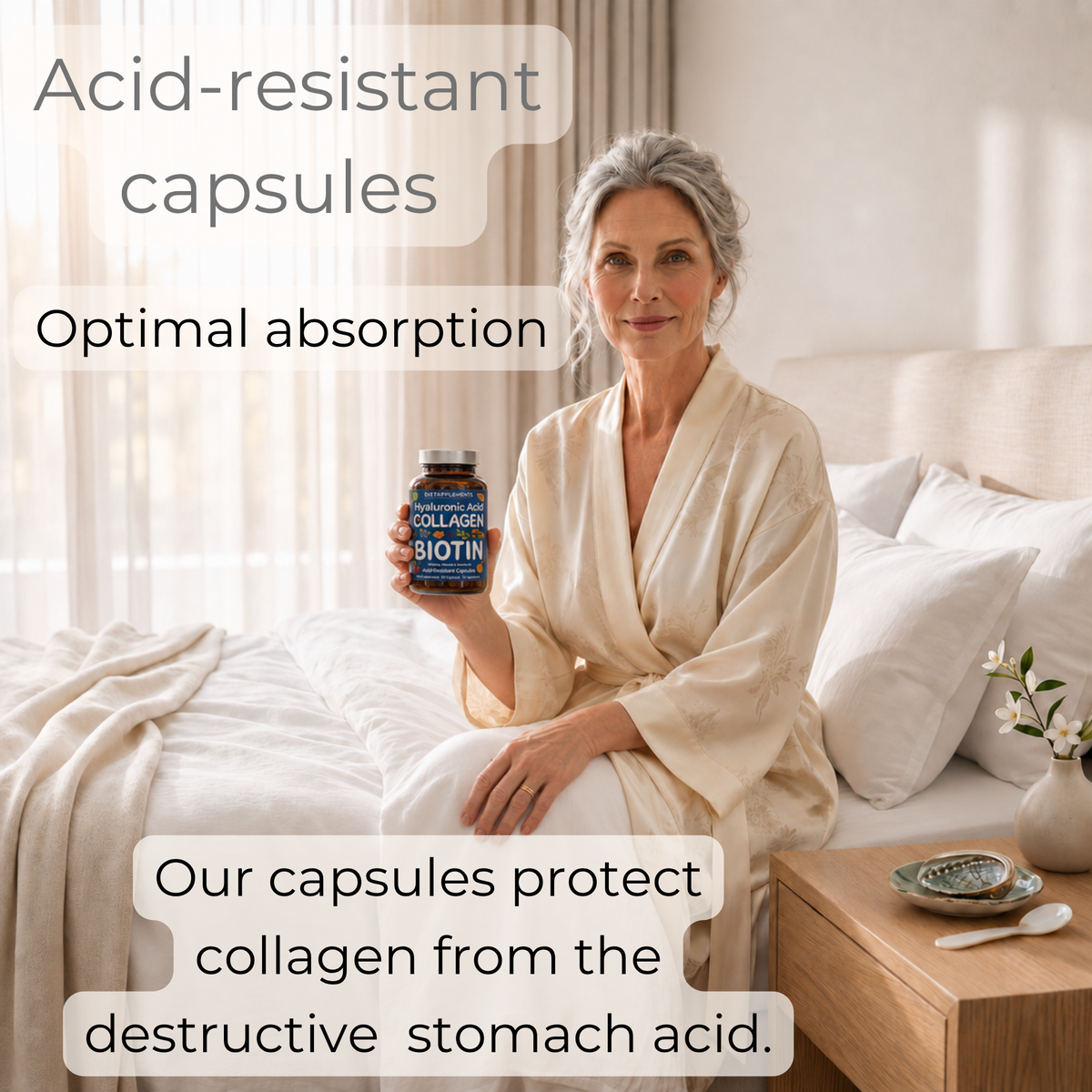 Marine Collagen, Hyaluronic Acid, Biotin, Vitamins, Minerals & Superfood - 35 Ingredients