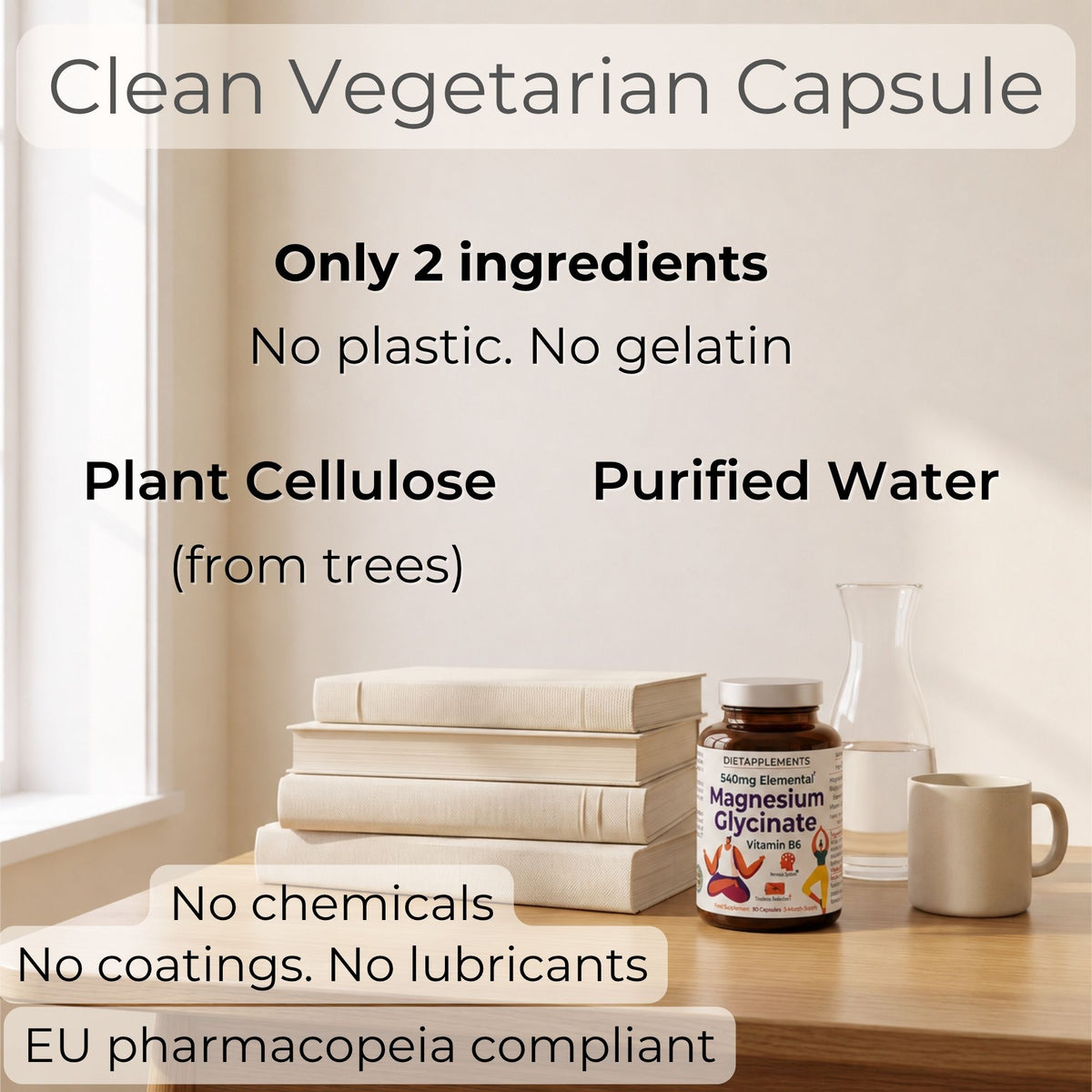 Magnesium Glycinate & Vitamin B6 for the Nervous System & Fatigue