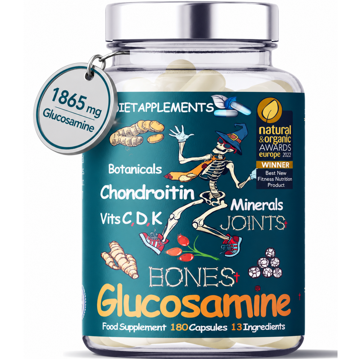 Glucosamine, Chondroitin, Turmeric, Vitamins & Minerals for the Bones & Joints