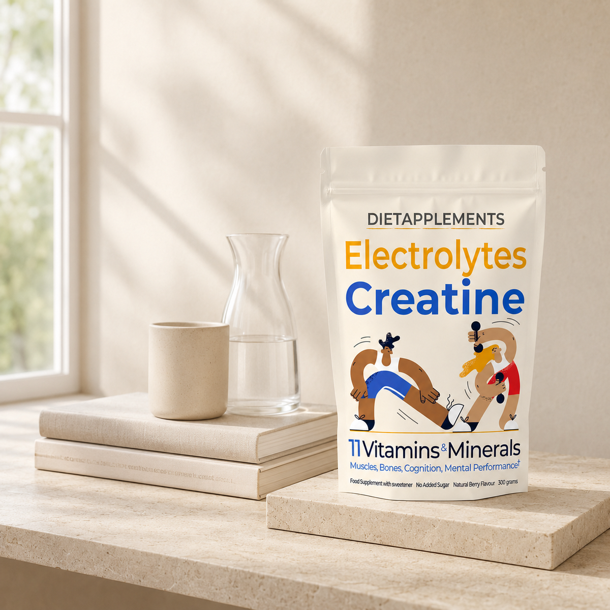Complete Sports & Cognition Creatine, Electrolytes With 11 Vitamins & Minerals
