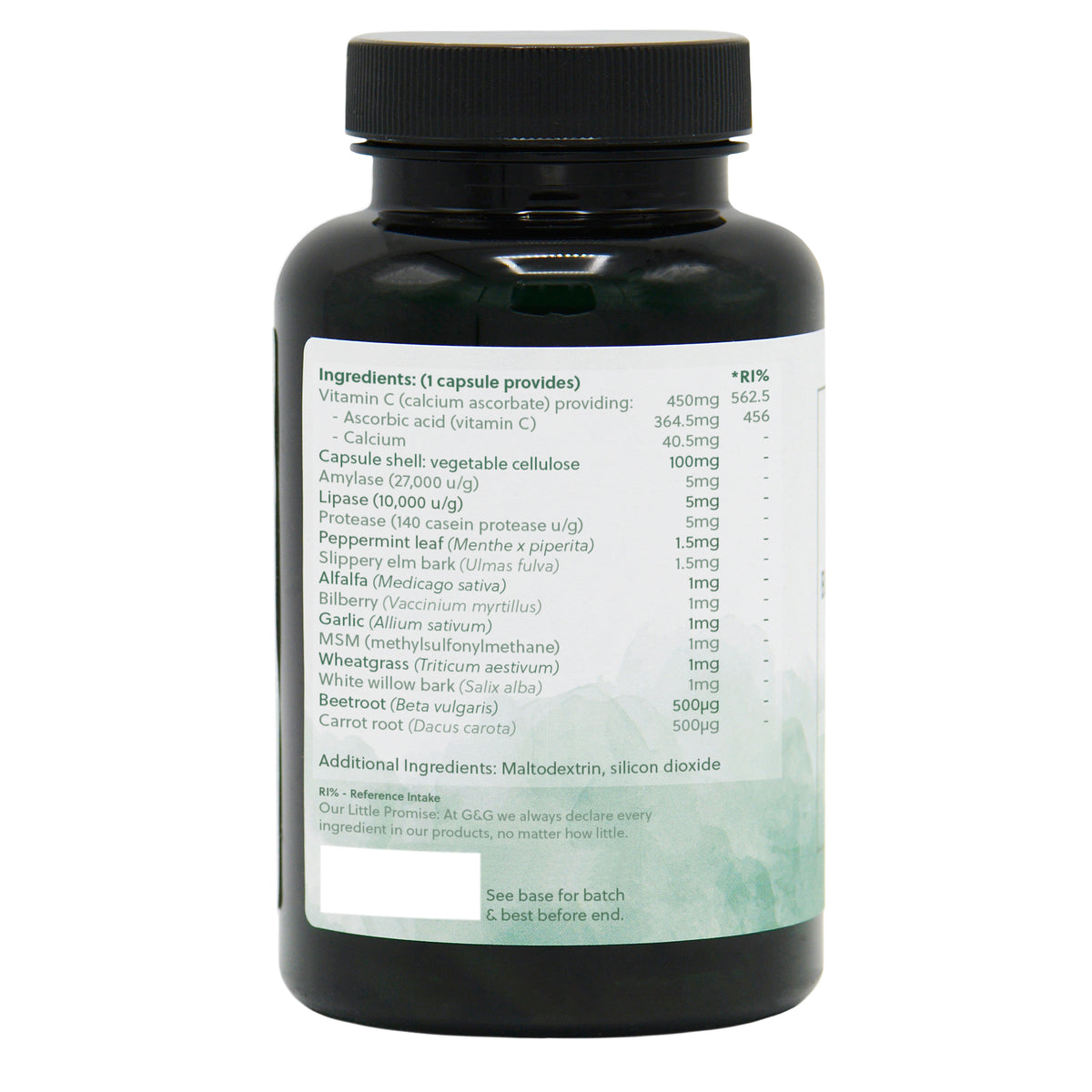 pH Friendly Vitamin C - 120 vegan Capsules