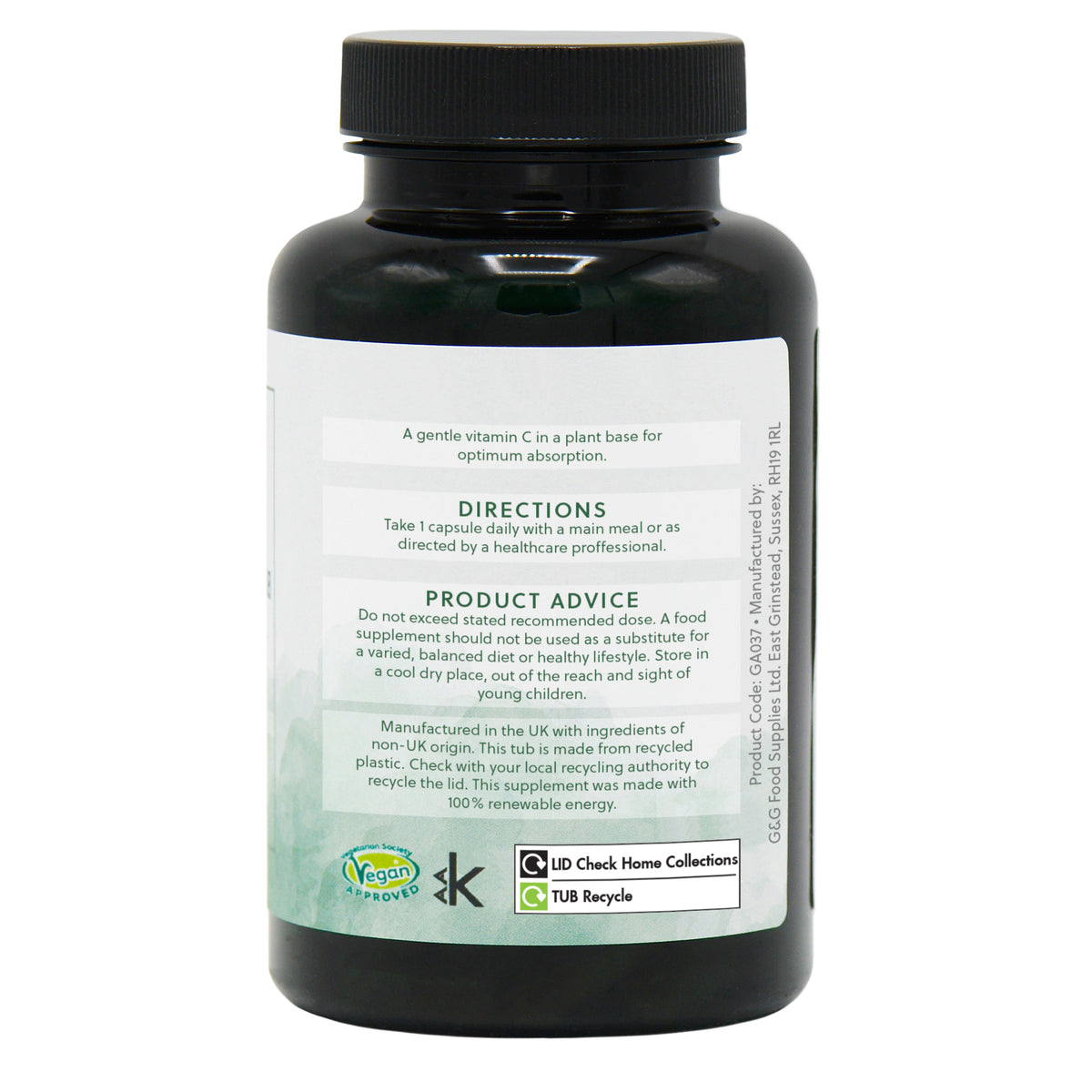 pH Friendly Vitamin C - 120 vegan Capsules