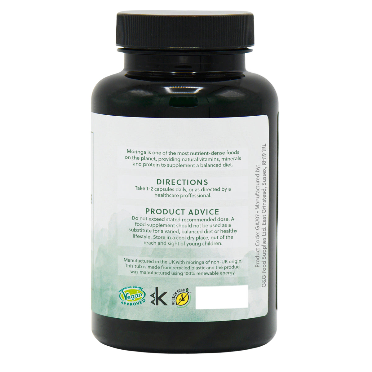 Moringa - 120 vegan capsules