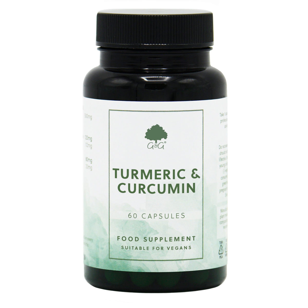 Turmeric & Curcumin - 60 vegan capsules