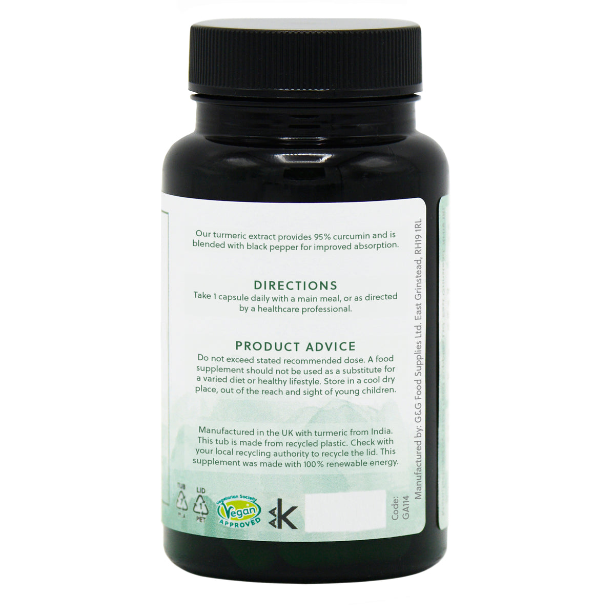 Turmeric & Curcumin - 60 vegan capsules