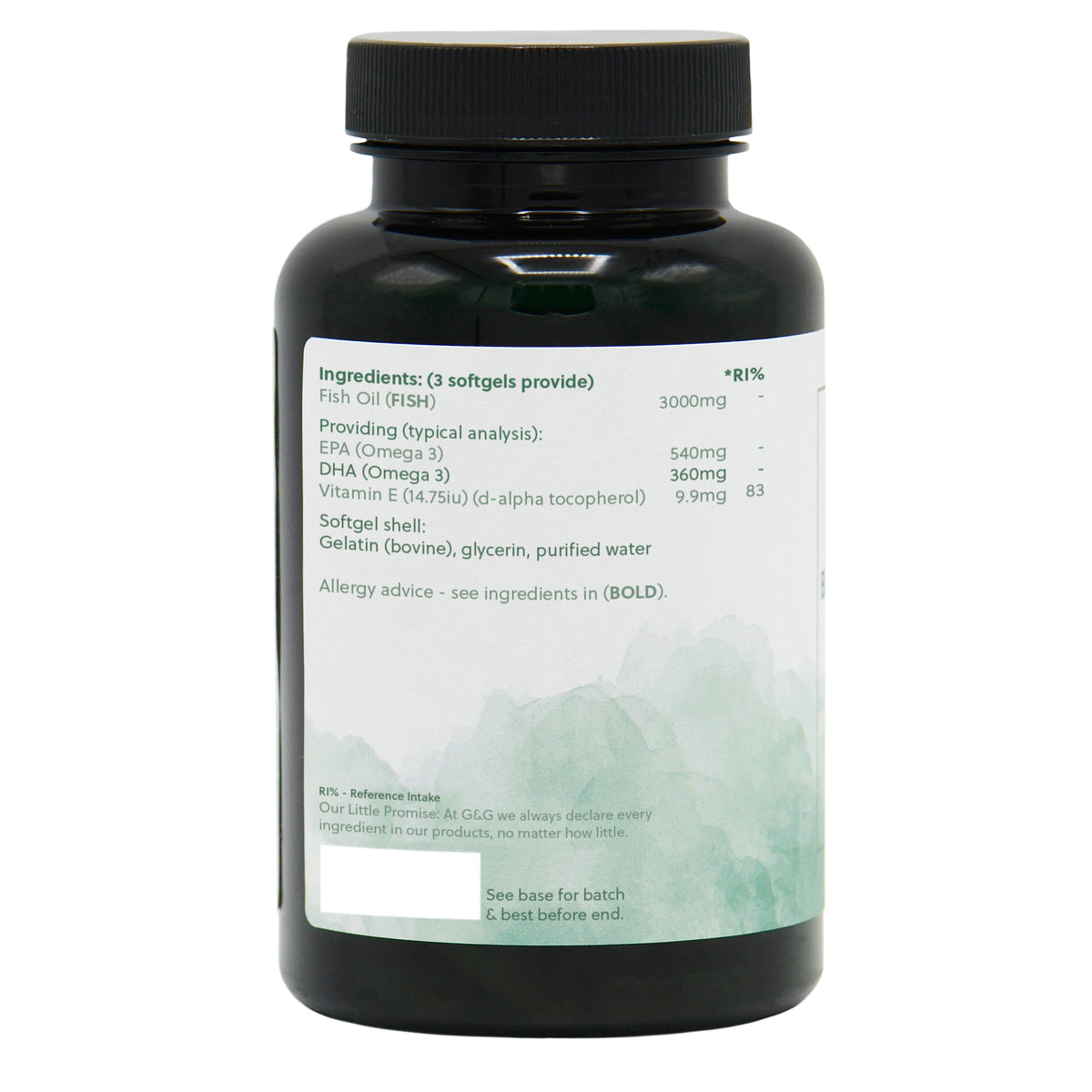 Omega 3 Fish Oil 3000mg - 90 Softgels