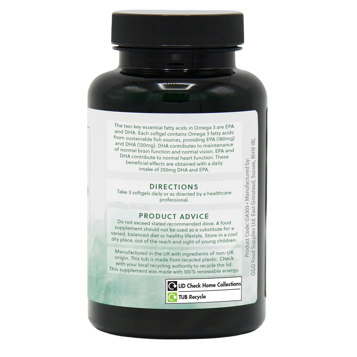 Omega 3 Fish Oil 3000mg - 90 Softgels