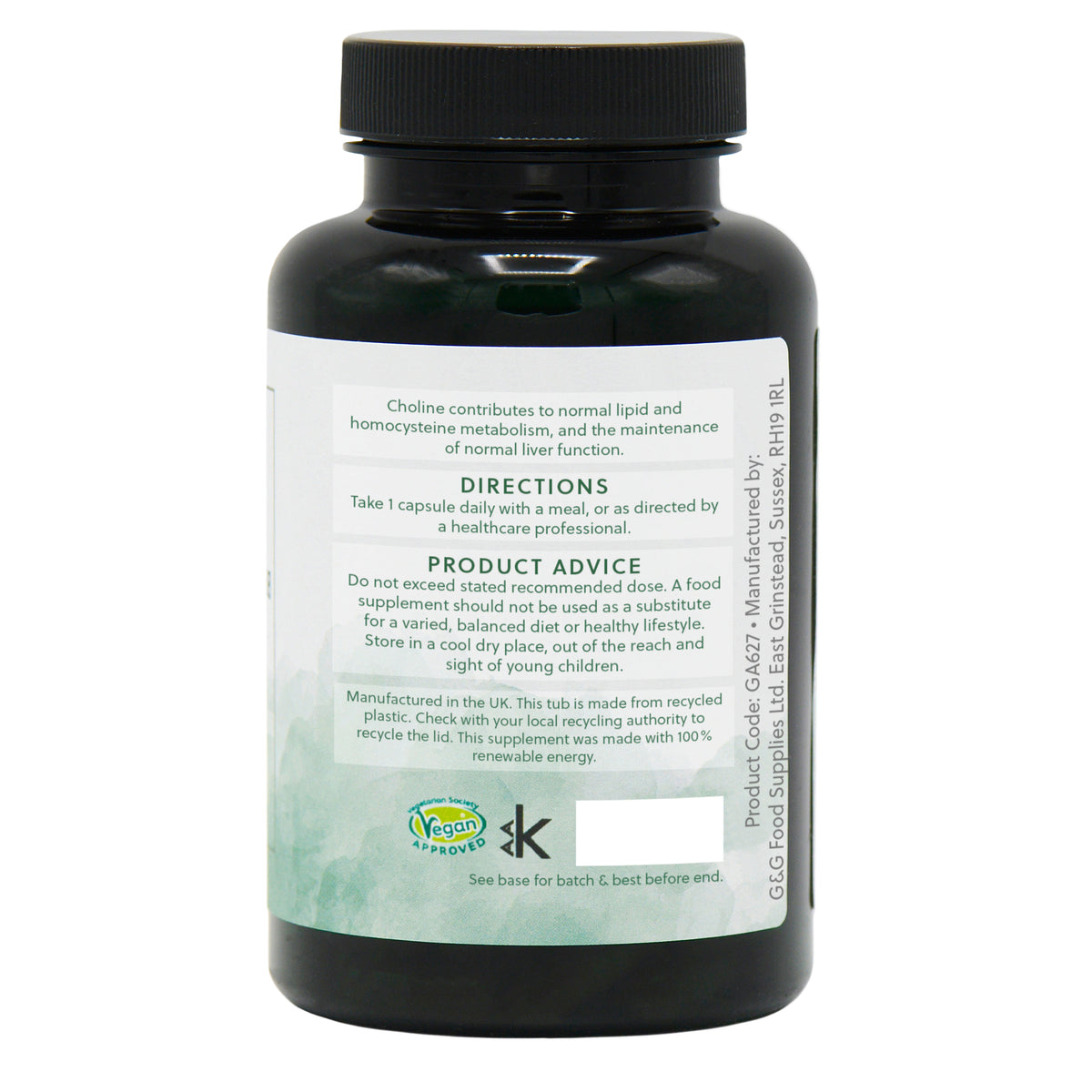 Choline & Inositol  - 120 Vegan Capsules