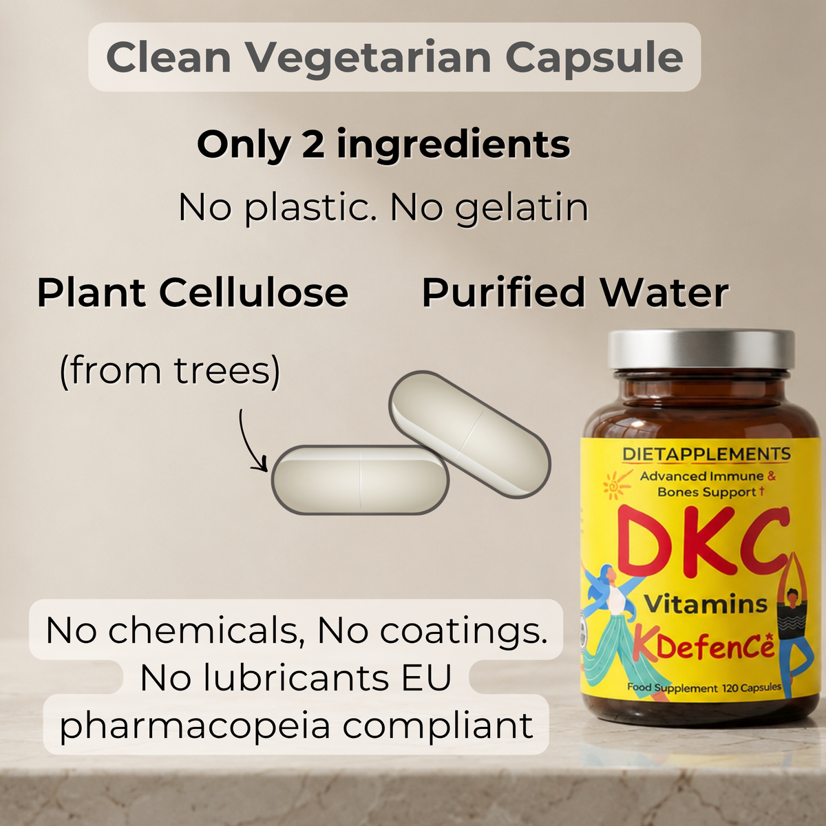 Vitamin D3, Vitamin K2 & Vitamin C