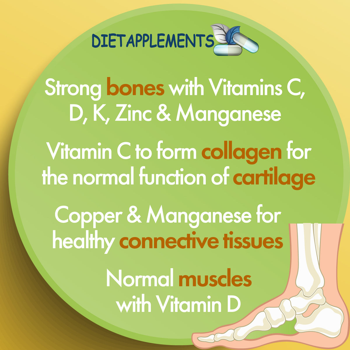 Glucosamine, Chondroitin, Turmeric, Vitamins & Minerals Complex