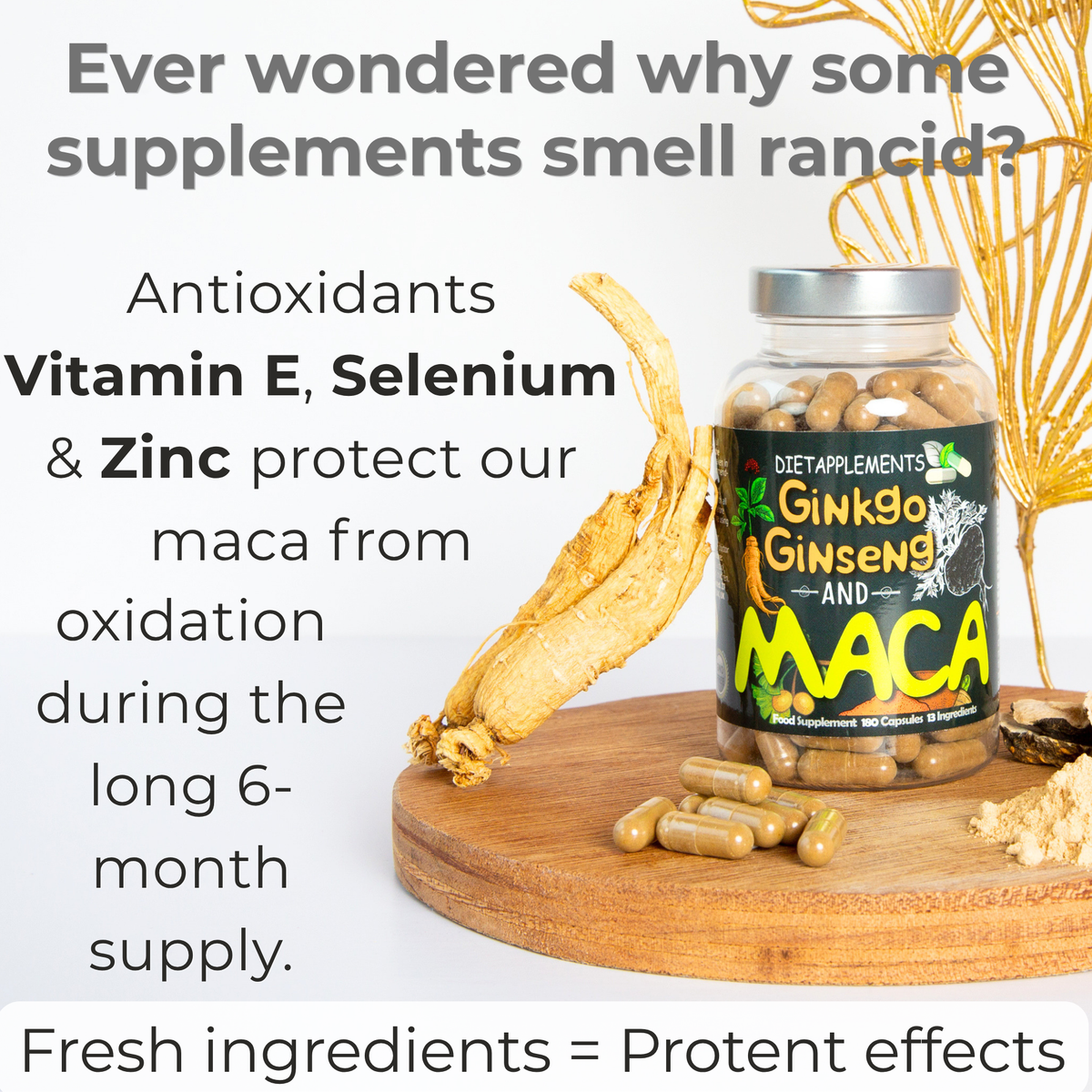 Maca, Korean Red Ginseng & Ginkgo Biloba Complex