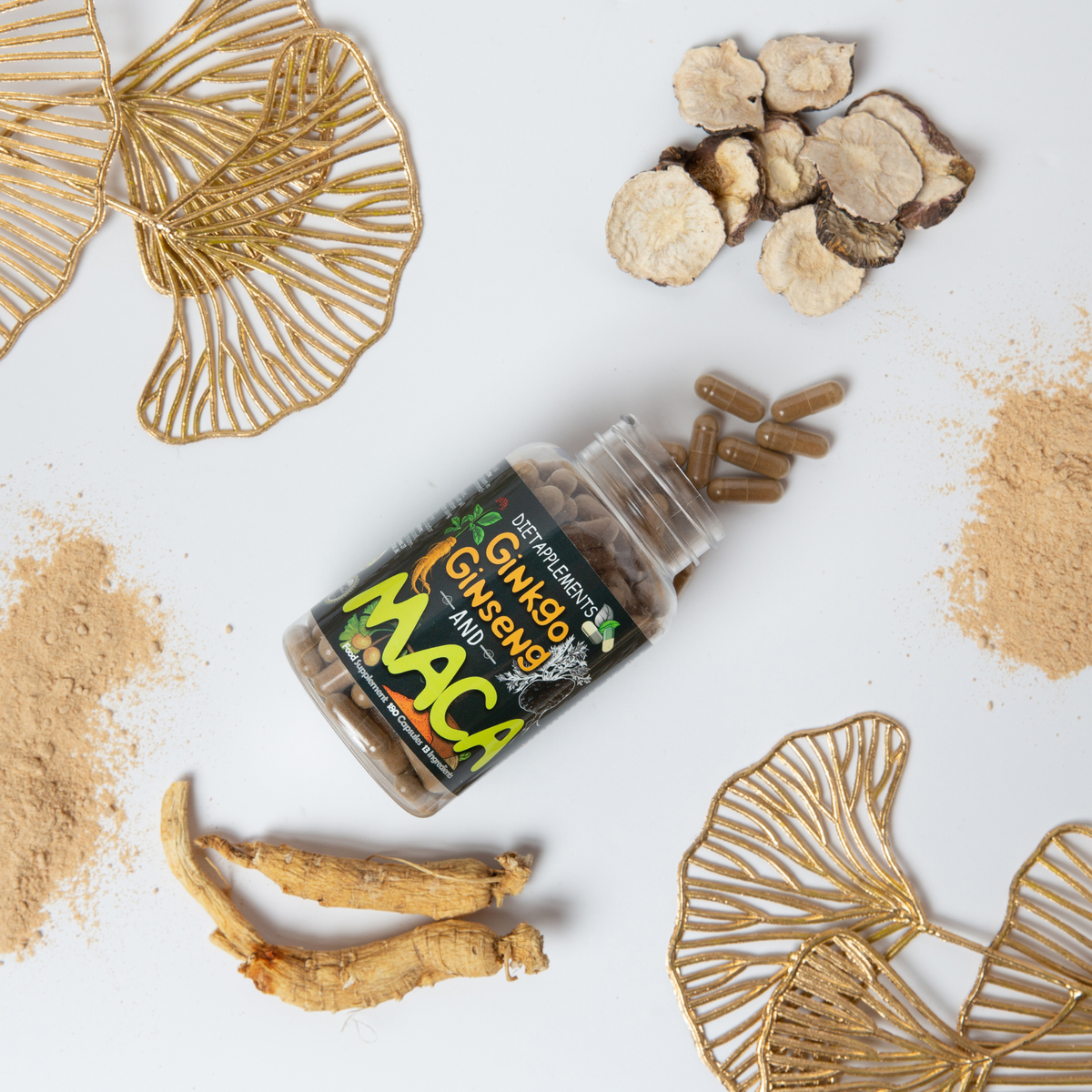 Maca, Korean Red Ginseng & Ginkgo Biloba Complex