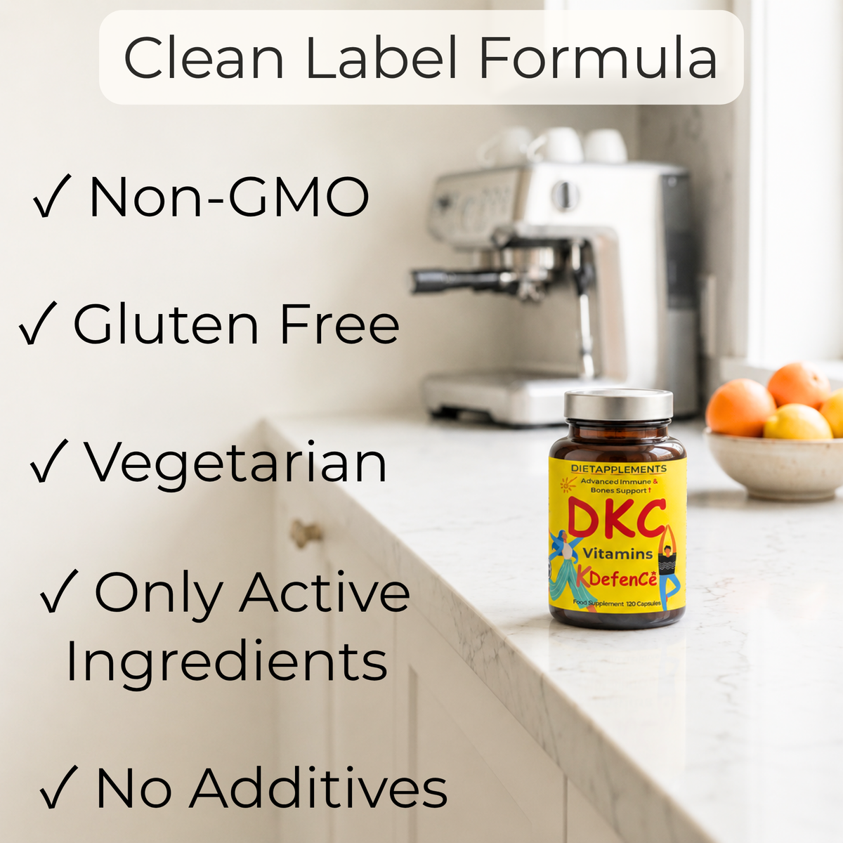 Vitamin D3, Vitamin K2 & Vitamin C