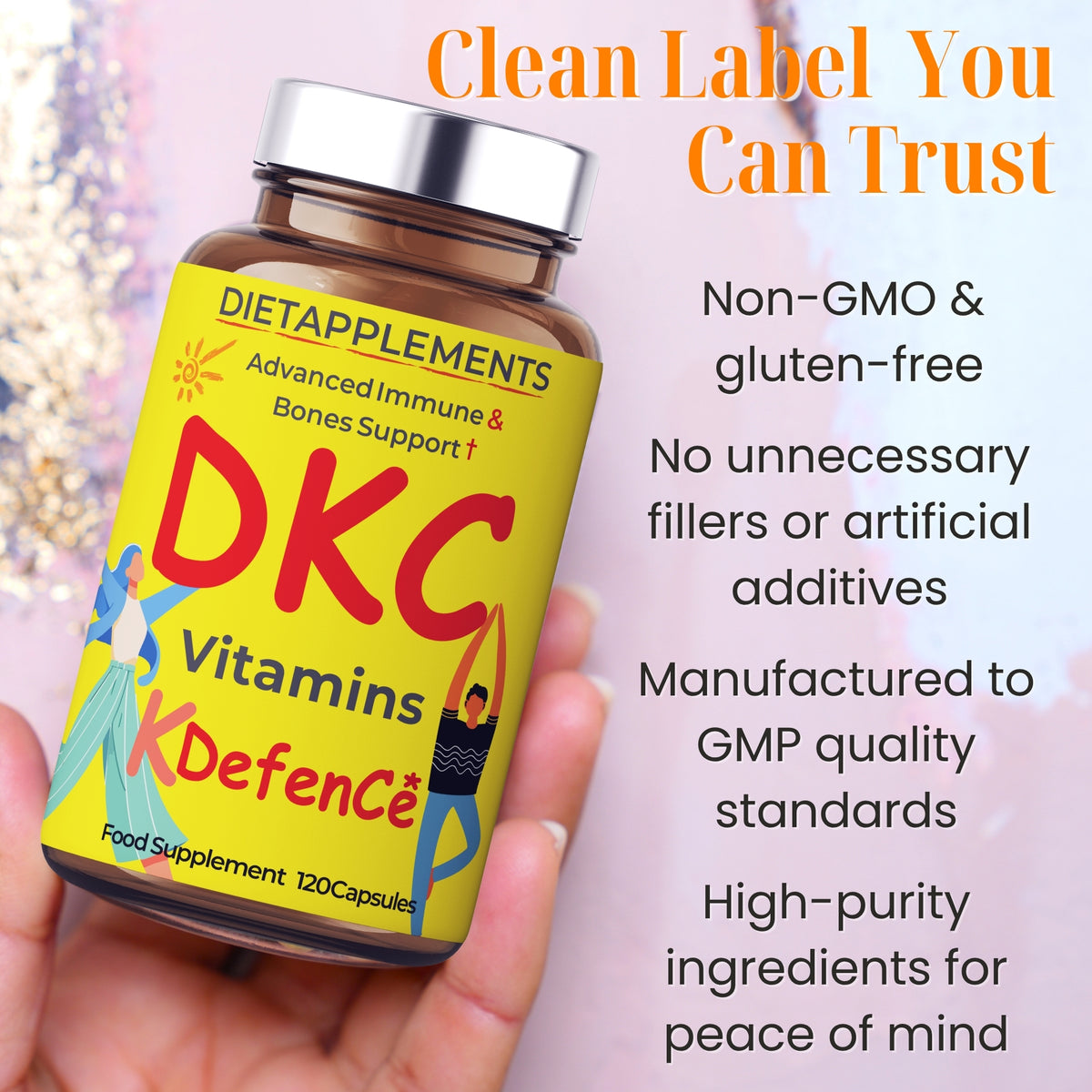 Vitamin D3, Vitamin K2 & Vitamin C