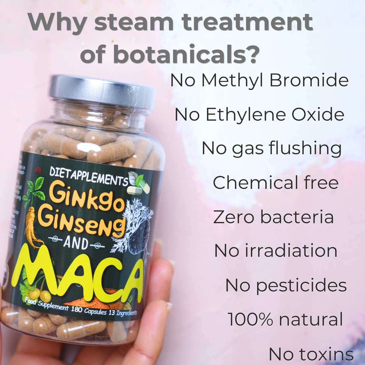 Maca, Korean Red Ginseng & Ginkgo Biloba Complex