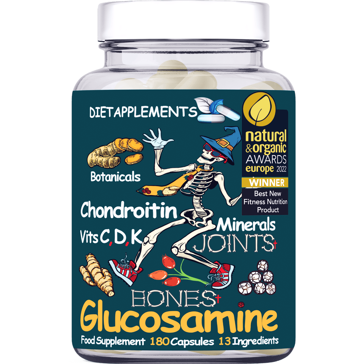 Glucosamine, Chondroitin, Turmeric, Vitamins & Minerals Complex