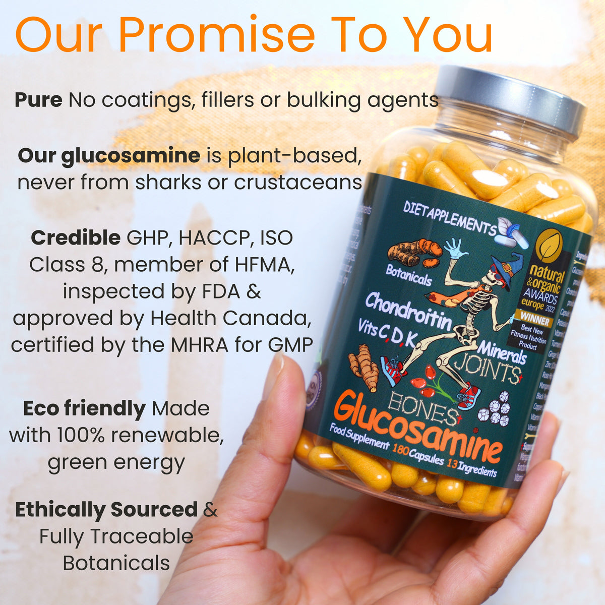 Glucosamine, Chondroitin, Turmeric, Vitamins & Minerals Complex